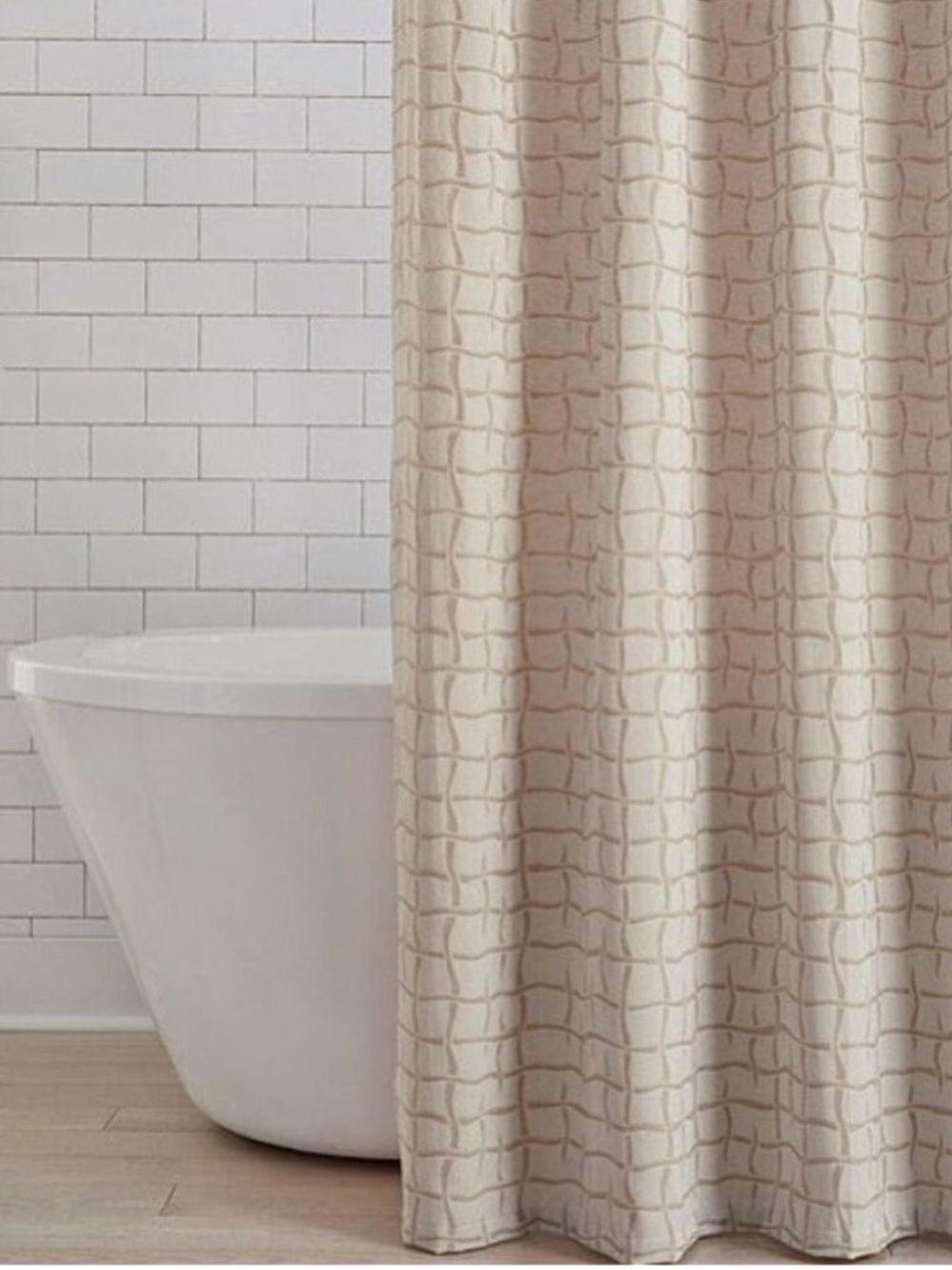 🎩🗝️ NWT $69 Luxury Hotel Cachet Shower Curtain